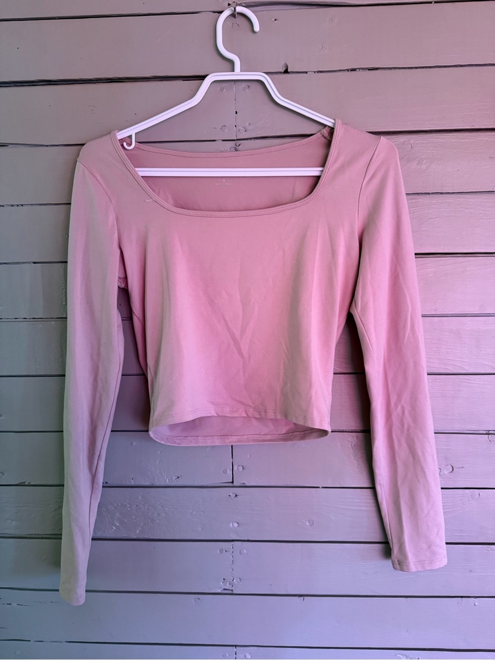Hollister long sleeve crop top
